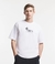 Camiseta Blue Steel Em Meia Malha Manga Curta Off White