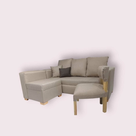 SILLÓN 3 CUERPOS EXCLUSIVE CON CAMASTRO/RINCONERO ESQUINERO + MATERA