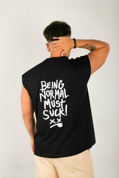 Musculosa Negra Normals