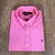 Camisa Manga Curta Masculina PRL Tecido Tricoline Rosa na internet