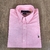 Camisa Manga Longa Masculina Tecido Tricoline Rosa na internet