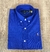 Camisa Manga Longa Masculina Tecido Oxford Azul Bic na internet