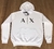 Blusa de Moleton com Capuz Armani Branco na internet