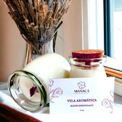 Velas Aromáticas - 100g - Manacá Cosméticos Naturais e Fitoterápicos