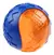 Gigwi ball squeaker naranja/azul (medium) - comprar online