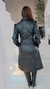 Vestido Couro Fake com Botões Encapados - comprar online