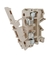 BORNE SEK- 4RD PORTA FUSÍVEL PARA CABO 2,5 A 4MM² BEGE