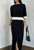 CONJUNTO SAIA BICOLOR BLACK & WHITE - STUDIO RZ | Site Oficial