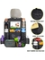 Organizador de assento de carro multifuncional multi-bolso organizador tablet ti