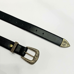 Cinturon. Hebilla grabada