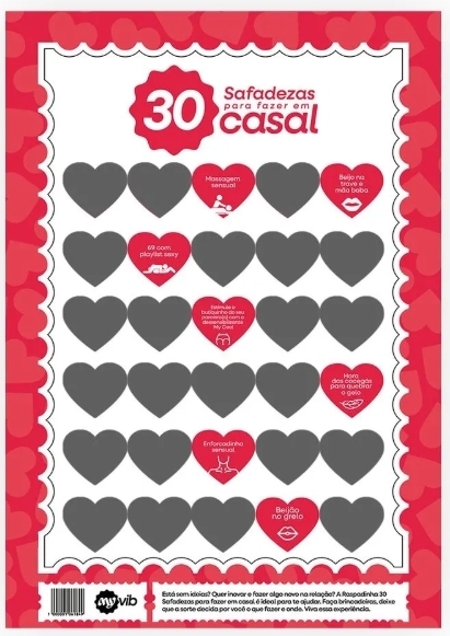 A Raspadinha 30 Safadezas para Fazer em Casal - comprar online