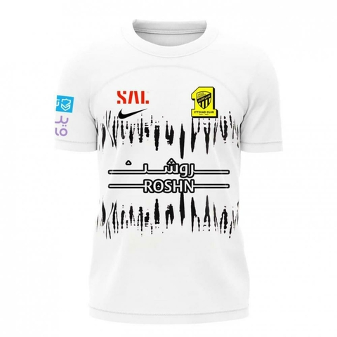 Camisa Al Ittihad FC Away 23/24 - Torcedor Masculina - Branca