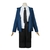 Anime power cosplay traje peruca anime motosserra homem azul jaqueta uniforme eq - comprar online