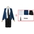 Anime power cosplay traje peruca anime motosserra homem azul jaqueta uniforme eq - comprar online