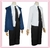 Imagem do Anime power cosplay traje peruca anime motosserra homem azul jaqueta uniforme eq
