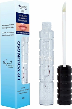 Gloss labial lip Volumoso sabor Tutti fruti Com Ácido Hialurônico Vitaminas