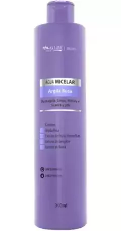 agua micelar argila rosa max love