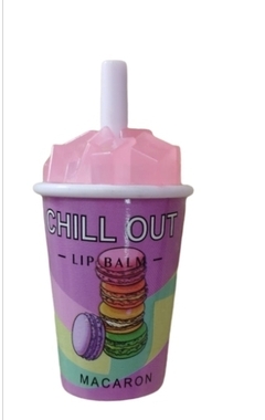 lip balm chill out infantil, copo milk shake Rosa