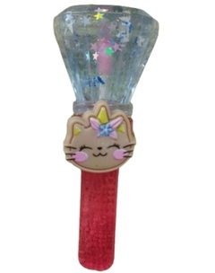 Gloss mágico Miss betty infantil vermelho com azul