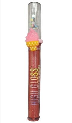 gloss huda vioji com gliter borboleta e anel tema de sorvete