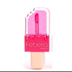 lip Gloss com glitter picolé febela
