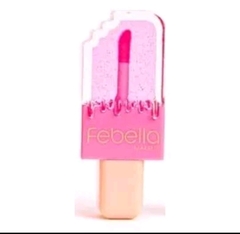 lip Gloss com glitter picolé febela