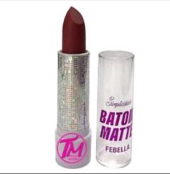 Batom Bastão Matte Simplicidade Febella 9 Cores Display c'72uni