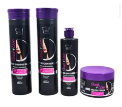 Kit Capilar 4 Peças Soul + Liso Soul Cosméticos