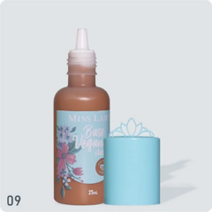 Base Líquida Vegana Classic (Cores Claras) Efeito Matte - Miss Lary