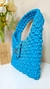 Bolsa de crochê modelo baguette