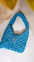 Bolsa de crochê modelo baguette