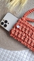Porta celular de crochê - comprar online