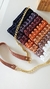 Bolsa clutch de crochê tons terrosos