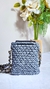 Bolsa crossbody de crochê preta