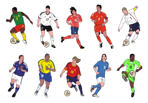 Cartela de adesivos: Copa 2002 - comprar online