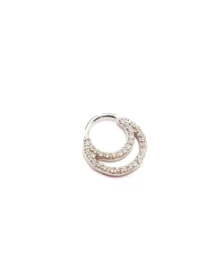 Piercing Daith Duplo Cravejado - comprar online