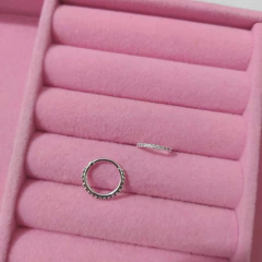 Piercing Argola Segmentada Cravejada na internet