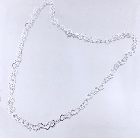 Corrente Elo Coração 45cm