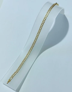 Pulseira Elo Duplo - Bela Flor Semijoias