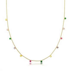 Choker Ponto de Luz Colorido