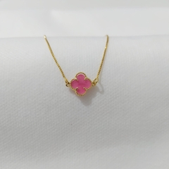 Pulseira Inspiração Trevo Rosa - comprar online