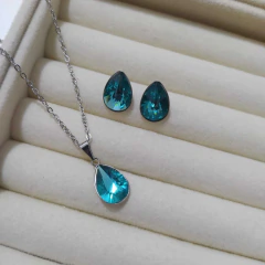 Conjunto Gota Verde Água - comprar online