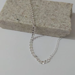 Pulseira Elo Duplo Fina na internet