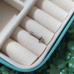 Piercing Tragus Coração Cravejado - loja online
