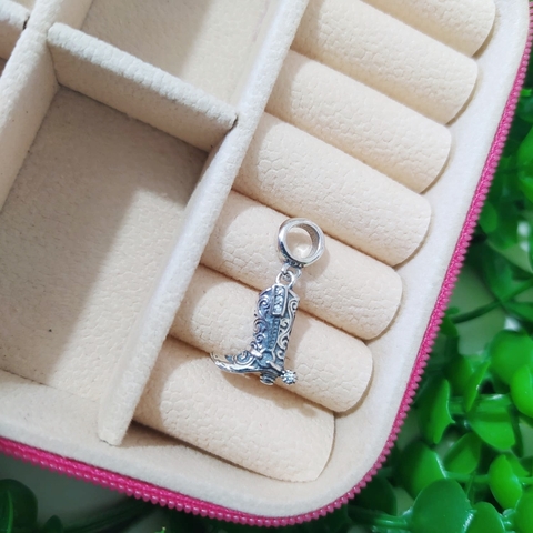 Berloque Pingente Bota Com Espora