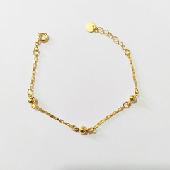 Pulseira Infantil Malha Bolinhas
