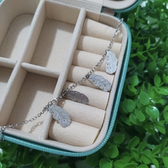 Pulseira Pingentes Penas