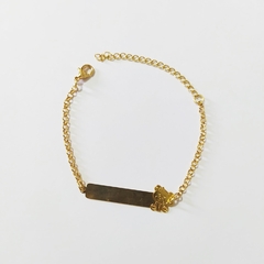 Pulseira Infantil Placa Ursinho