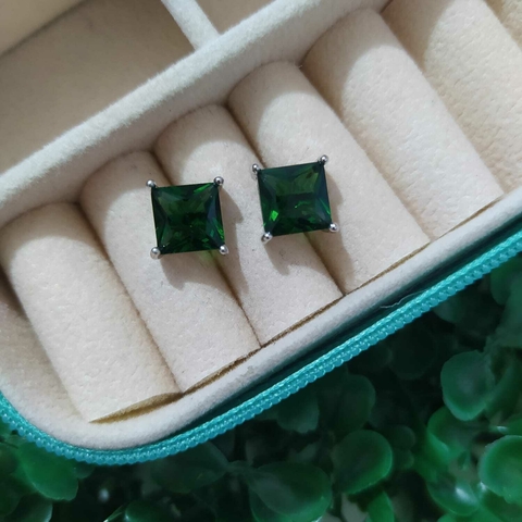 Brinco Pedra Verde
