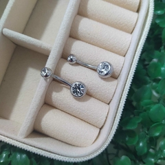 Piercing Umbigo 2 Pedras - comprar online